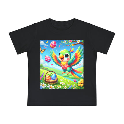 Easter Parrot Baby Short Sleeve T-Shirt