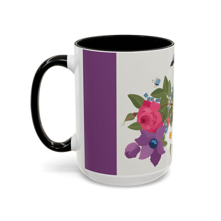 Bluebird & Butterfly Colorful Mugs – Spring Harmony & Delicate Beauty