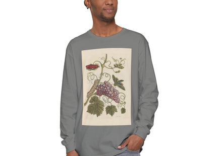 Botanical Pl.49 by Maria Sibylla Garment-dyed Long Sleeve T-Shirt