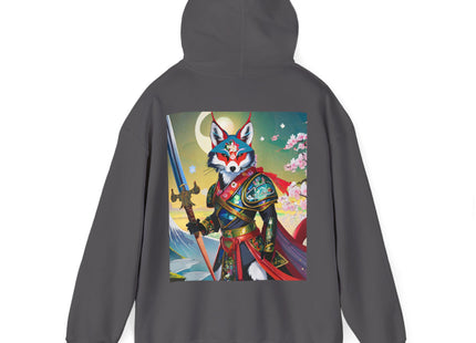 Cyberpunk Samurai Fox – Heavy Blend™ Hooded Sweatshirt