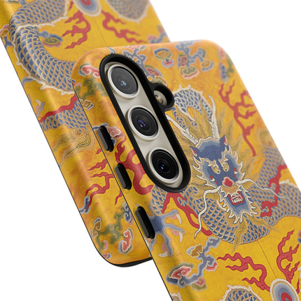Majestic Dragon Regalia – Imperial 12-Symbol Robe Phone Cases