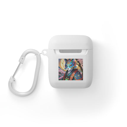 Cyberpunk Samurai AirPods Case Cover