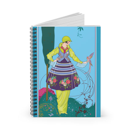 Exquisite Elegance by Umberto Brunelleschi Spiral Notebook - Ruled Line