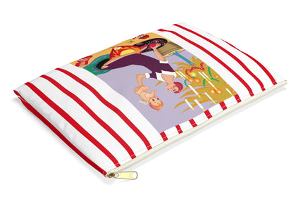 Art Deco Christmas Accessory Pouch