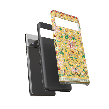 Yellow Botanical Pattern by Owen Jones Phone Cases