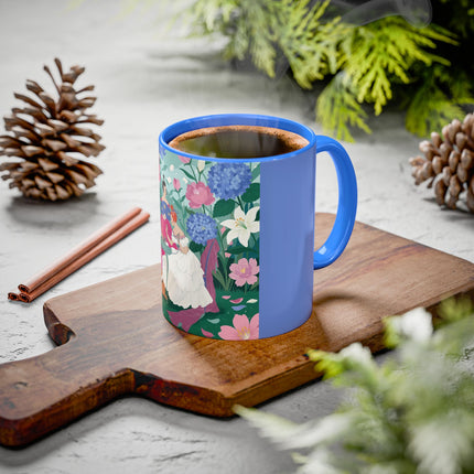 The Ladies Of The Blossoming Vanity Colorful Mugs – Art Deco Floral Elegance