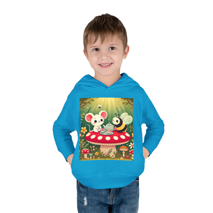 Tea Time Friends Toddler Pullover Fleece Hoodie