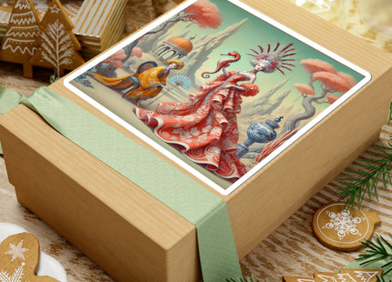 The Seahorse Court Kiss-Cut Stickers (4 Sizes)