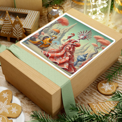 The Seahorse Court Kiss-Cut Stickers (4 Sizes)