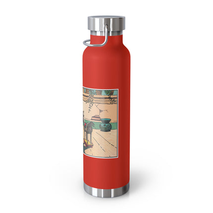 Mischievous Mice on Wheels Copper Vacuum Insulated Bottle, 22 oz