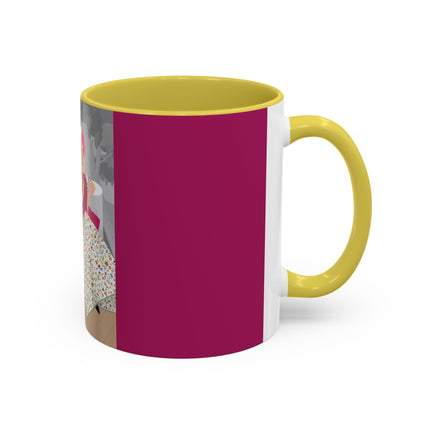 The Red Bird Colorful Mugs – Gentle Storybook Charm & Elegant Whimsy
