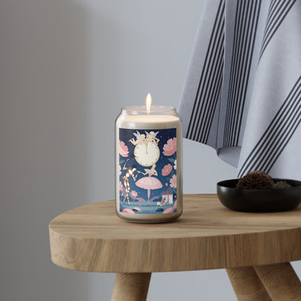 🕛🌸 Midnight Waltz Before Christmas Scented Soy Candle – Art Deco Holiday Fantasy