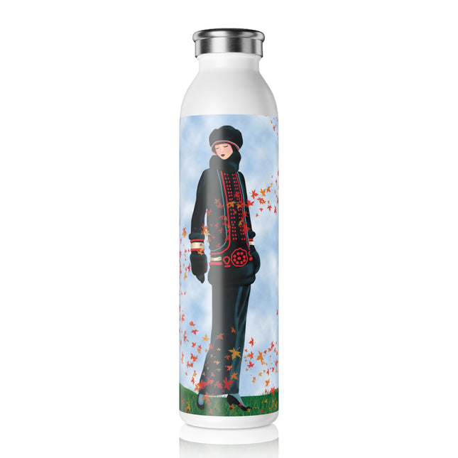 Elegance in Autumn Slim Water Bottle