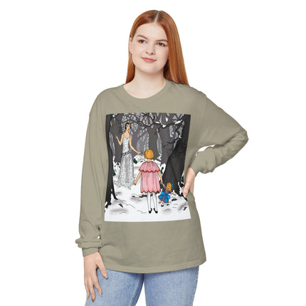 Fairy Tale Elegance Unisex Garment-dyed Long Sleeve T-Shirt