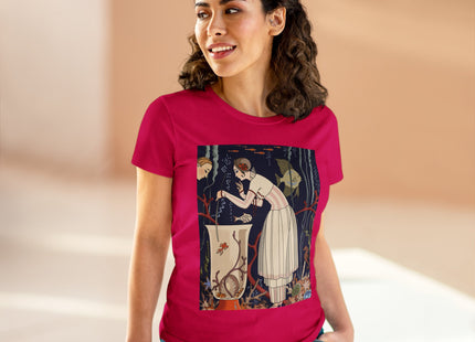 L'Etourdissant Petit Poisson (The Dazzling Little Fish) by George Barbier Women's Midweight Cotton Tee