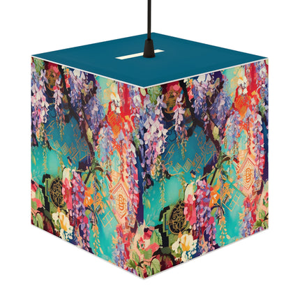 Golden Wisteria Symphony Light Cube Lamp