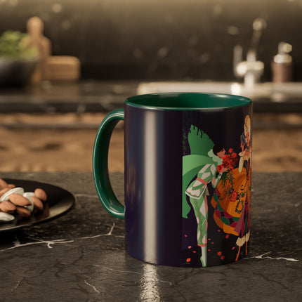 Moonlit Masquerade: The Fairy Queen's Ball Colorful Mug (11oz, 15oz) – Fairy Tale Elegance, Fantasy Charm & Enchanted Style