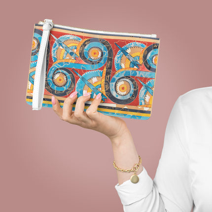 Reproduction of S-Spiral Frieze by Emile Gilliéron Clutch Bag