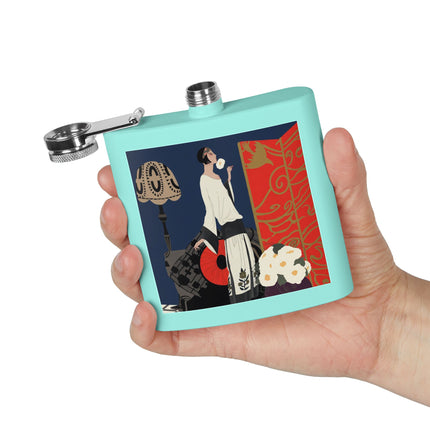 Art Deco Flapper Flask – Elegant Sip & Timeless Style