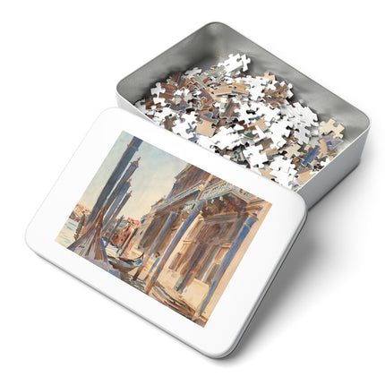 Gondola Moorings on the Grand Canal by John Singer Sargent Puzzle (30, 110, 252, 500-Piece)