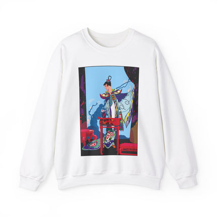 A Visual Journey by Umberto Brunelleschi Women's Heavy Blend™ Crewneck Sweatshirt