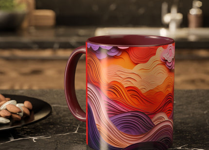 Dramatic Sunset Sky Colorful Mugs (11oz, 15oz)