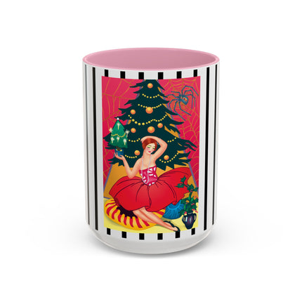 Art Deco Christmas Enchantment Colorful Mugs (11oz, 15oz)