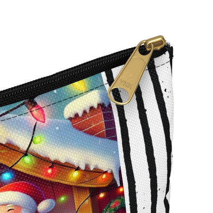 Playful Dragon's Christmas Accessory Pouch