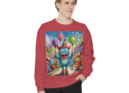 Monster Parade Madness Unisex Garment-Dyed Sweatshirt