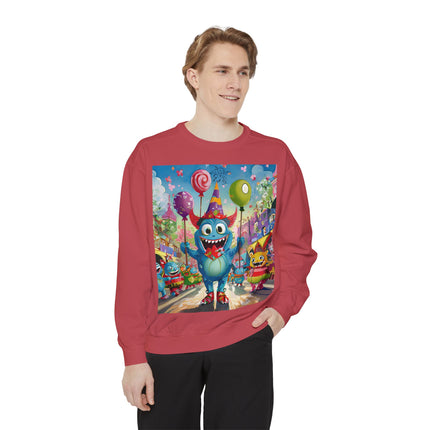 Monster Parade Madness Unisex Garment-Dyed Sweatshirt