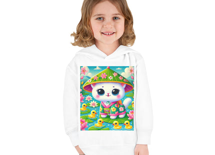 Lily Pond Stroll Toddler Pullover Fleece Hoodie