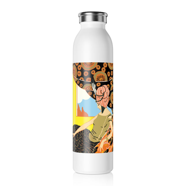Glimpses of Opulence by Ezio Anichini Slim Water Bottle