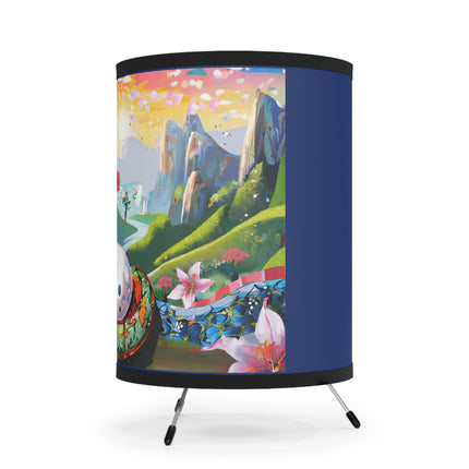 Wisdom's Guardian Tripod Lamp