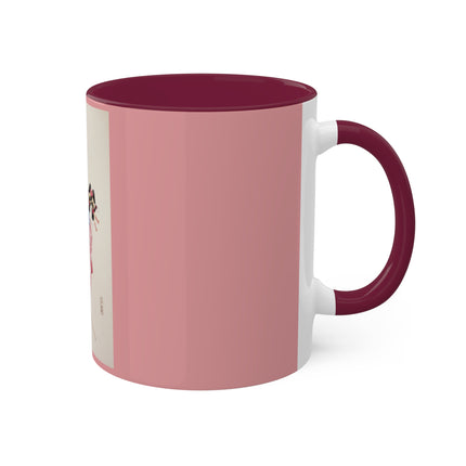 Illustrations of Japanese Toys Pl.001 by Kawasaki Kyosen Colorful Mugs, 11oz