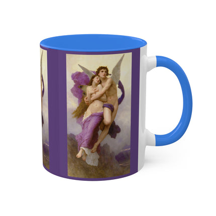The Abduction of Psyche by William Bouguereau Colorful Mugs, 11oz