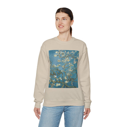 Almond Blossom by Vincent van Gogh Heavy Blend™ Crewneck Sweatshirt