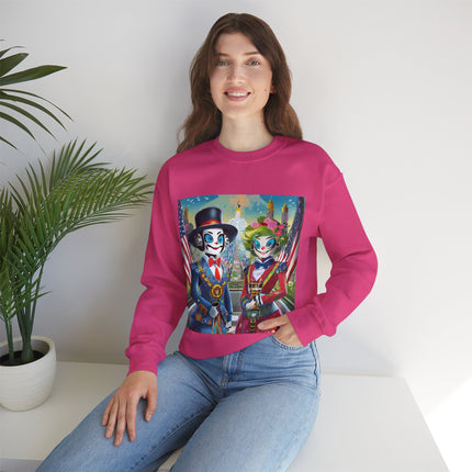 Cyber Punk Warrior Robots Unisex Heavy Blend™ Crewneck Sweatshirt