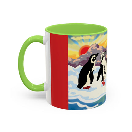 Snowball Shenanigans Colorful Mugs (11oz, 15oz)
