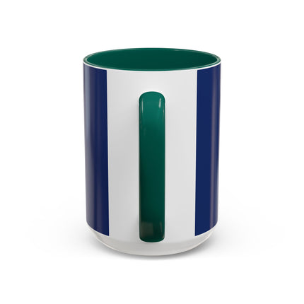 👑🎄 The Christmas Queen Of Golden Bells Colorful Mug – Art Deco Holiday Elegance