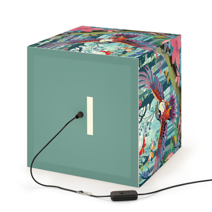 A Colorful Raptor Light Cube Lamp