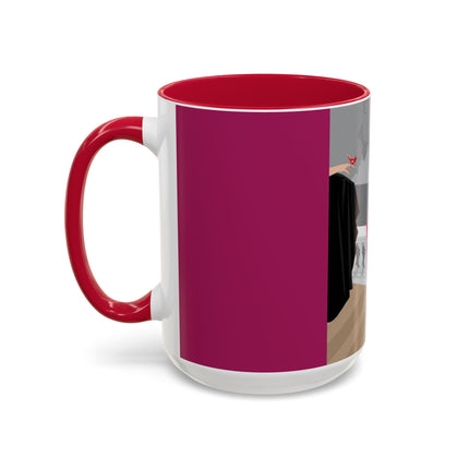 The Red Bird Colorful Mugs – Gentle Storybook Charm & Elegant Whimsy
