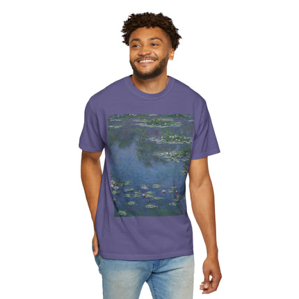 Water Lilies by Claude Monet Unisex Garment-Dyed T-shirt