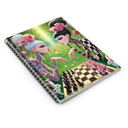 Spring Gambit: A Fairy’s Move Spiral Notebook - Ruled Line