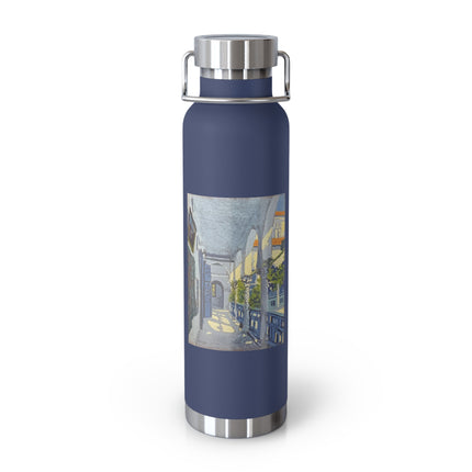 Gallery of a Moroccan Riad by George Gaudion Copper Vacuum Insulated Bottle, 22oz