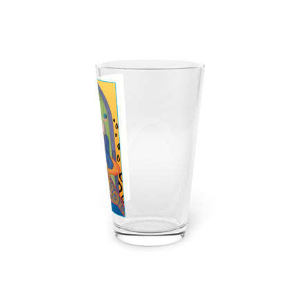 December & Tanzanite Zodiac Pint Glass