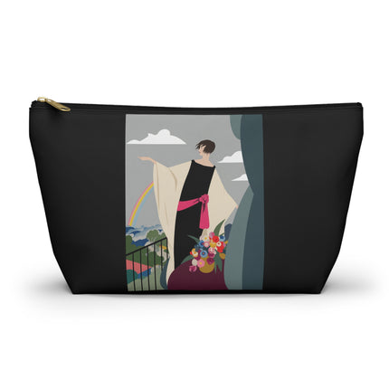 Rainbow Reverie Cosmetic Bag – Serene Elegance & Quiet Hope