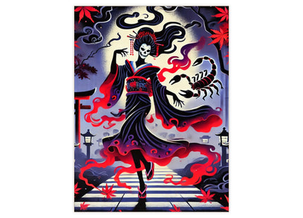 Halloween Sorceress Ceramic Tile