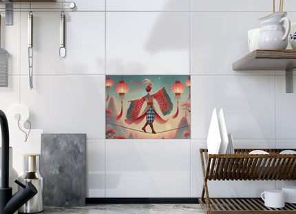 The Lantern Walker Ceramic Tile