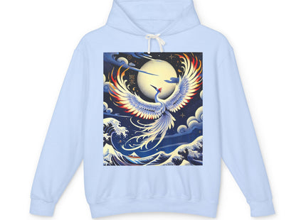 Majestic White Crane Hoodie