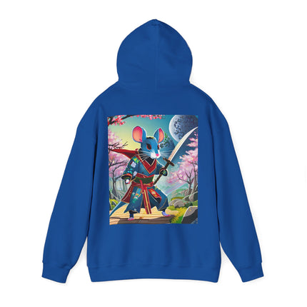 Cyber Samurai Rat – Heavy Blend™ Hooded Sweatshirt